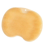 Maxbell Shower Foot Scrubber Mat Comfortable Soft Shower Silicone Foot Cleaning Tool Yellow