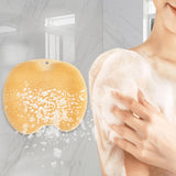Maxbell Shower Foot Scrubber Mat Comfortable Soft Shower Silicone Foot Cleaning Tool Yellow