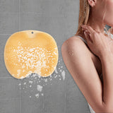Maxbell Shower Foot Scrubber Mat Comfortable Soft Shower Silicone Foot Cleaning Tool Yellow