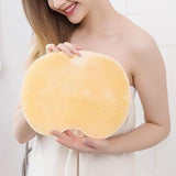 Maxbell Shower Foot Scrubber Mat Comfortable Soft Shower Silicone Foot Cleaning Tool Yellow