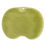 Maxbell Shower Foot Scrubber Mat Comfortable Soft Shower Silicone Foot Cleaning Tool Green