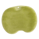 Maxbell Shower Foot Scrubber Mat Comfortable Soft Shower Silicone Foot Cleaning Tool Green
