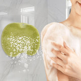 Maxbell Shower Foot Scrubber Mat Comfortable Soft Shower Silicone Foot Cleaning Tool Green