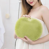 Maxbell Shower Foot Scrubber Mat Comfortable Soft Shower Silicone Foot Cleaning Tool Green