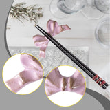 Maxbell Chopstick Rest Reusable Japanese Simple Tableware Holder for Hotel Cafe Home Violet
