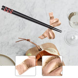 Maxbell Chopstick Rest Reusable Japanese Simple Tableware Holder for Hotel Cafe Home Pink
