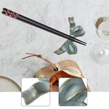 Maxbell Chopstick Rest Reusable Japanese Simple Tableware Holder for Hotel Cafe Home Blue
