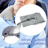 Maxbell Stuffable Travel Pillow Cover Fillable with Clothing Compact Multifunctional Light Grey