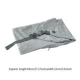 Maxbell Stuffable Travel Pillow Cover Fillable with Clothing Compact Multifunctional Light Grey