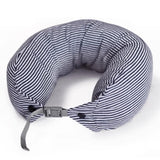 Maxbell Stuffable Travel Pillow Cover Fillable with Clothing Compact Multifunctional Light Grey