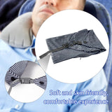 Maxbell Stuffable Travel Pillow Cover Fillable with Clothing Compact Multifunctional Dark Blue Grey