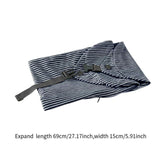 Maxbell Stuffable Travel Pillow Cover Fillable with Clothing Compact Multifunctional Dark Blue Grey