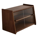 Maxbell Wooden Storage Cabinet with Sliding Door for Home Coffee Station Dining Room