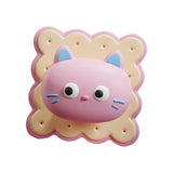 Maxbell Door Handle Stopper Lovely Shape Soft Door Stop for Home Dining Refrigerator pink