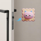 Maxbell Door Handle Stopper Lovely Shape Soft Door Stop for Home Dining Refrigerator pink