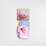 Maxbell Door Handle Stopper Lovely Shape Soft Door Stop for Home Dining Refrigerator pink