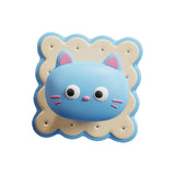 Maxbell Door Handle Stopper Lovely Shape Soft Door Stop for Home Dining Refrigerator blue