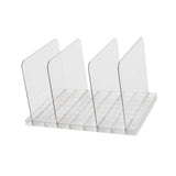 Maxbell Clear Bookend Practical Magazine File Organizer for Counter Tabletop Bedroom