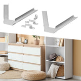 Maxbell 2 Pieces Bookcase Brackets Parts Convenient Easy to Install Bookcase Support