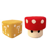 Maxbell Foot Stool Modern Nonslip Ornament Footstool for Living Room Under Desk Dorm Yellow