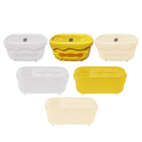 Maxbell Tissue Box Organizer Elegant with Pen Remote Control Decorative Box for Home White