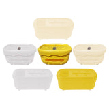 Maxbell Tissue Box Organizer Elegant with Pen Remote Control Decorative Box for Home White