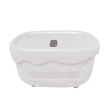 Maxbell Tissue Box Organizer Elegant with Pen Remote Control Decorative Box for Home White