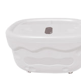 Maxbell Tissue Box Organizer Elegant with Pen Remote Control Decorative Box for Home White