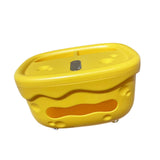 Maxbell Tissue Box Organizer Elegant with Pen Remote Control Decorative Box for Home Yellow