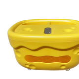 Maxbell Tissue Box Organizer Elegant with Pen Remote Control Decorative Box for Home Yellow