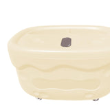 Maxbell Tissue Box Organizer Elegant with Pen Remote Control Decorative Box for Home Beige