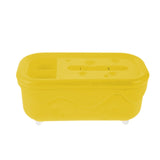 Maxbell Tissue Box Organizer Elegant with Pen Remote Control Decorative Box for Home Rectangle Yellow