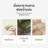 Maxbell Retro Sofa, Oil Wax Leather Single Seat, Metal Legs Single 65cm Avocado leather