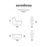 Maxbell DeSede DS600 Modular Serpentine Sofa, Italian Minimalist 100x100x100cm Set;Custom Deposit