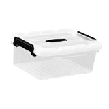 Maxbell Toys Storage Box Clear with Lid Holder Case for Dorm Room Art Supplies Trunk