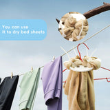 Maxbell Bed Sheet Detangler Compact Bedsheets Gadget for Dryer Duvet Covers Blankets