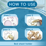 Maxbell Bed Sheet Detangler Compact Bedsheets Gadget for Dryer Duvet Covers Blankets
