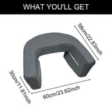 Lap Desk Pillow Playing Game Working Laptop Couch Memory Foam Reading Pillow