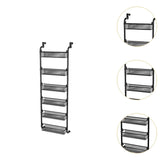 Maxbell over The Door Storage Organizer Hanging Baskets for Playroom Laundry Nursery Black