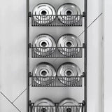 Maxbell over The Door Storage Organizer Hanging Baskets for Playroom Laundry Nursery Black