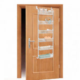 Maxbell over The Door Storage Organizer Hanging Baskets for Playroom Laundry Nursery White