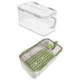 Maxbell Refrigerator Storage Box Refrigerator Organizer Bin for Restaurant Apartment White