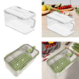 Maxbell Refrigerator Storage Box Refrigerator Organizer Bin for Restaurant Apartment White
