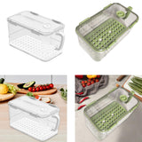 Maxbell Refrigerator Storage Box Refrigerator Organizer Bin for Restaurant Apartment White