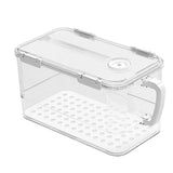 Maxbell Refrigerator Storage Box Refrigerator Organizer Bin for Restaurant Apartment White
