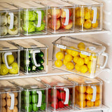 Maxbell Refrigerator Storage Box Refrigerator Organizer Bin for Restaurant Apartment White
