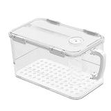 Maxbell Refrigerator Storage Box Refrigerator Organizer Bin for Restaurant Apartment White