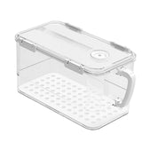 Maxbell Refrigerator Storage Box Refrigerator Organizer Bin for Restaurant Apartment White