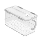 Maxbell Refrigerator Storage Box Refrigerator Organizer Bin for Restaurant Apartment White