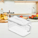Maxbell Refrigerator Storage Box Refrigerator Organizer Bin for Restaurant Apartment White